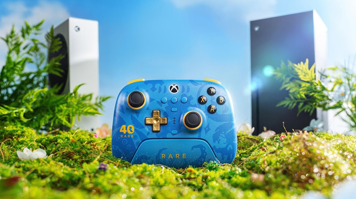 8bitdo Xbox controller celebrates Rare's 40th anniversary.