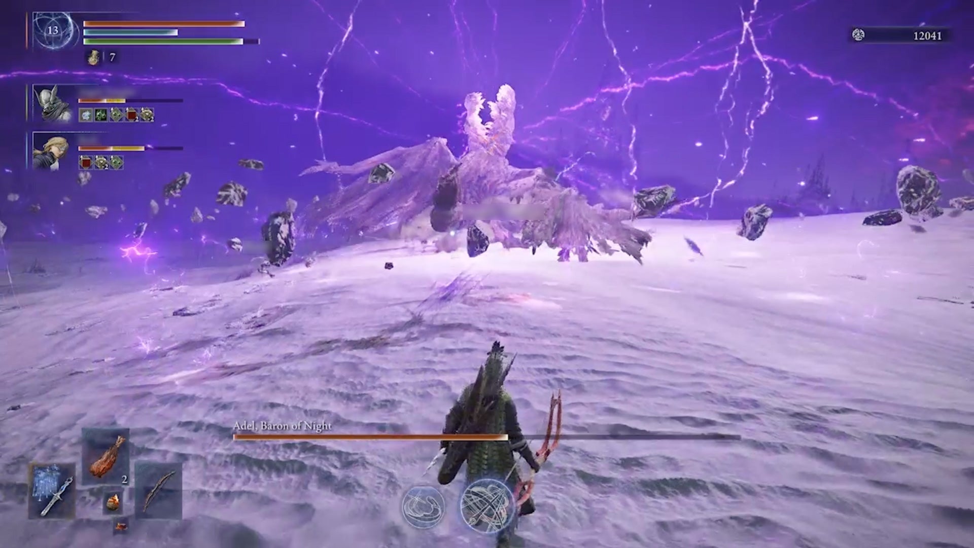 A nightfarer faces Adel.